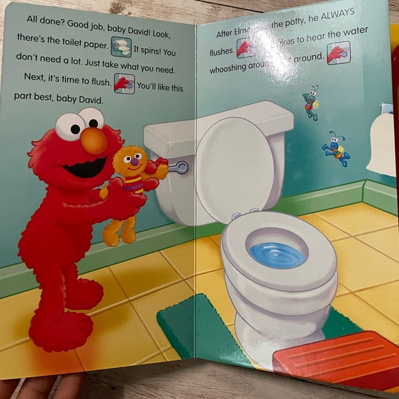 Sesame Street Elmo Potty Time Book - Picture 2 of 3